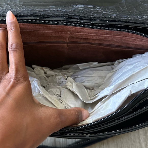 Montblanc Black Leather Briefcase - Picture 7 of 7